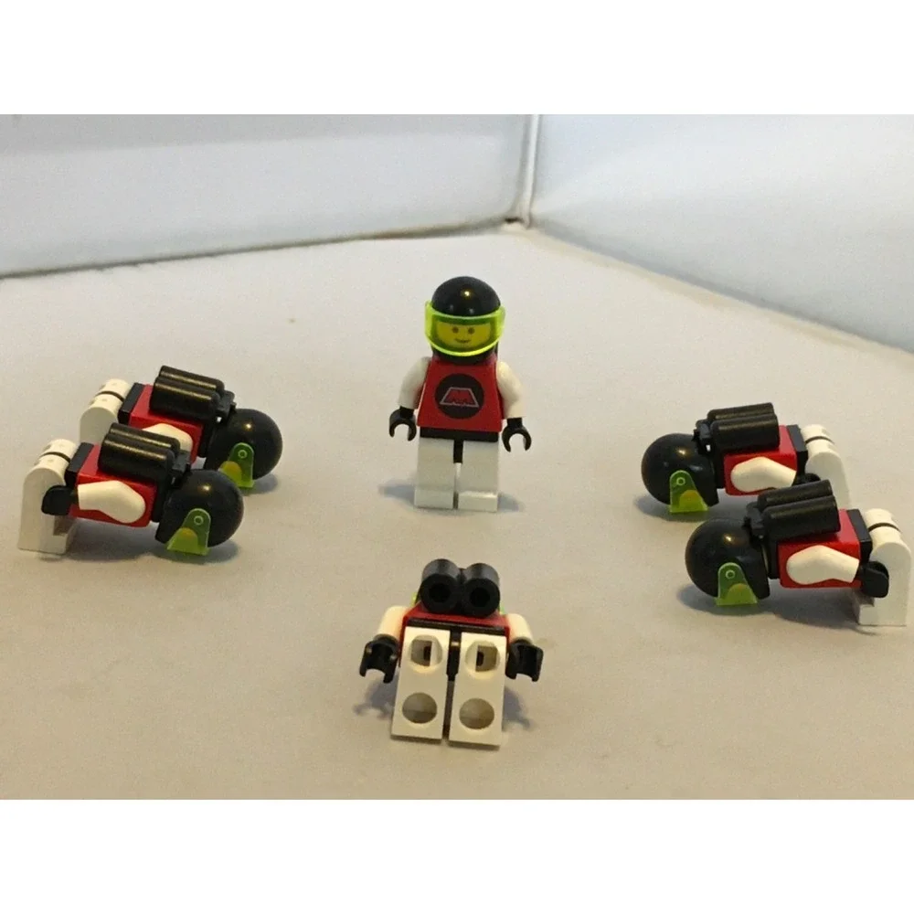 Space LEGO M-Tron 6x Minifigures Various Accessories Vintage